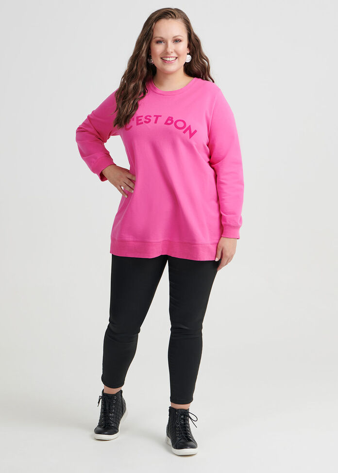 Cest Bon Organic Sweat Top, , hi-res