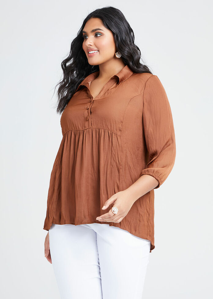 Luxe Grecian Boho Top, , hi-res