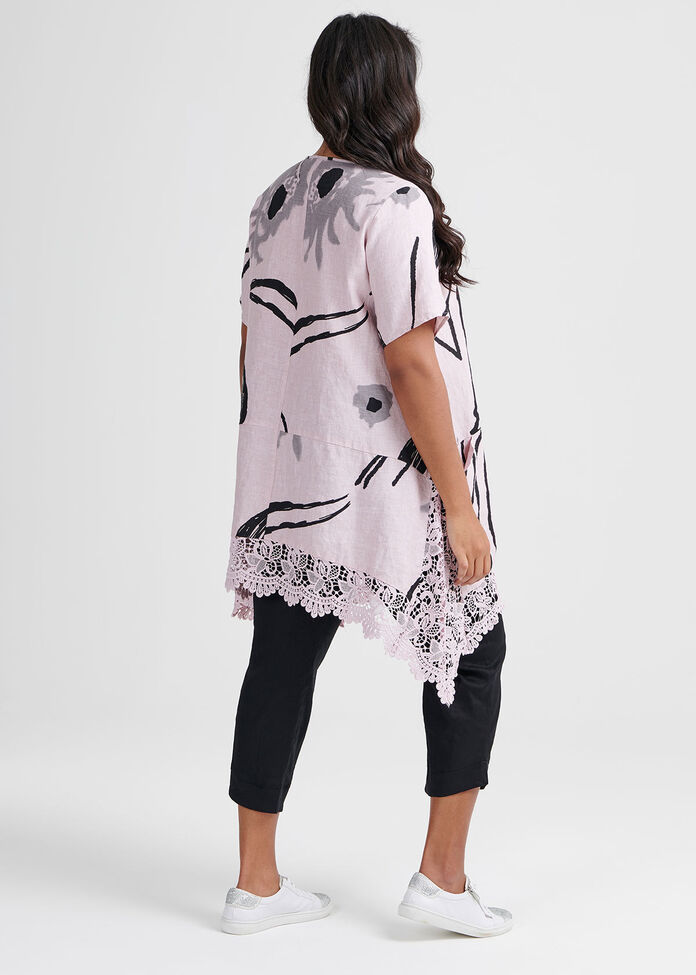 Linen Botanica Tunic, , hi-res