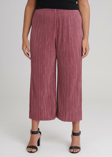 Pretty Pleat Crop Pant