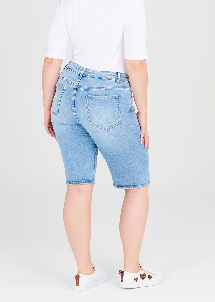 Ripped Coolmax Denim Short, , hi-res