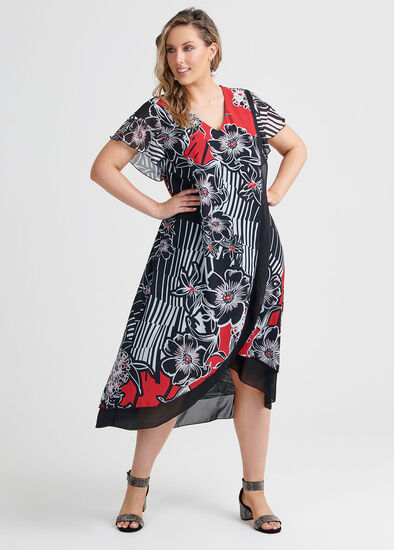 Plus Size Lets Dance Layered Dress