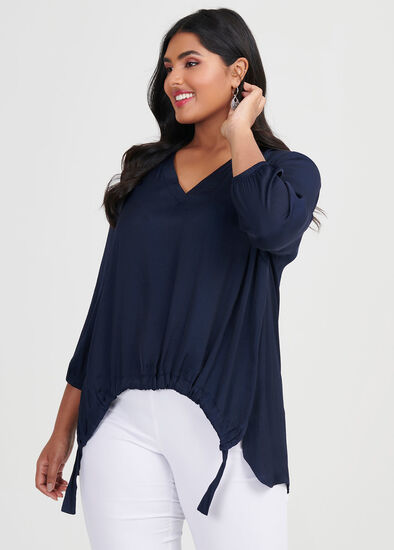 Plus Size Luxe Tie Top