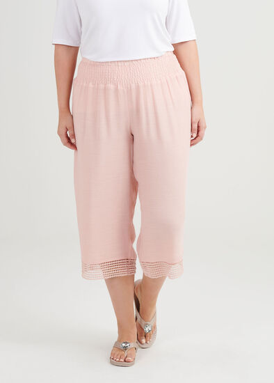 Plus Size Escapade Lace Crop Pant