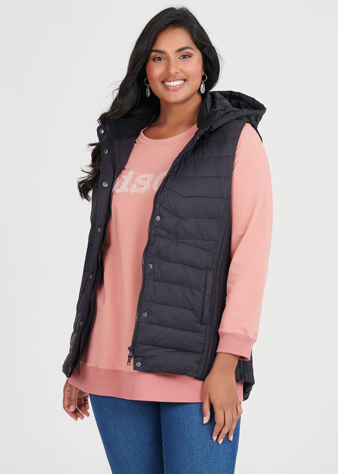 Promenade Puffer Vest, , hi-res