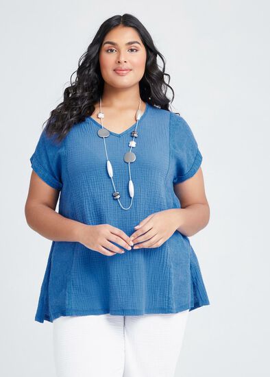 Plus Size Cotton Bayside Top