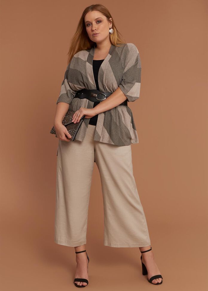 Cropped Wide Leg Pant, , hi-res