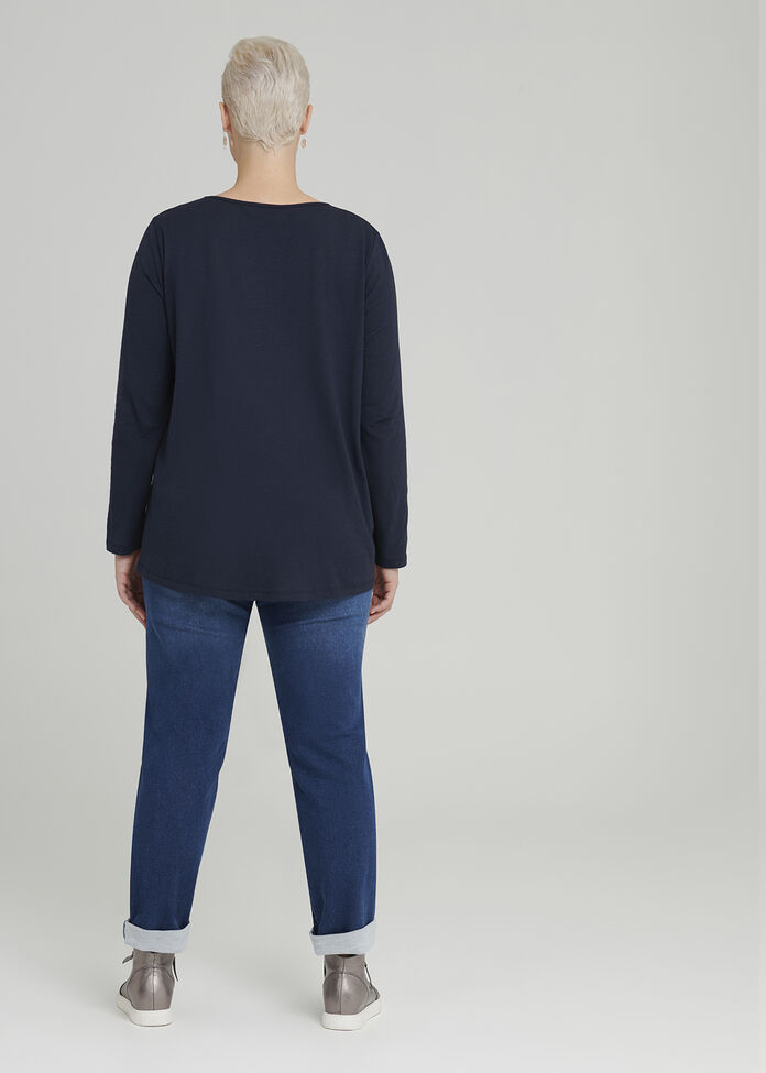 Easy Wear Ls Top, , hi-res