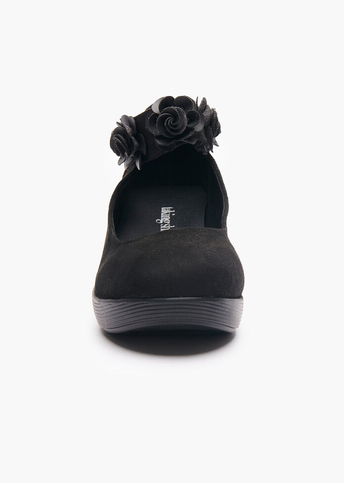 The Floral Ginger Court Wedge, , hi-res