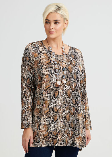 Plus Size Bamboo Python Highlo Top