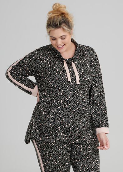 Plus Size Lounge Spot Bamboo Top