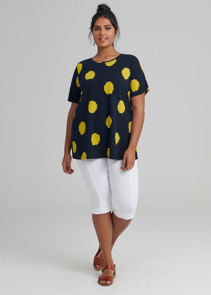 Circles Short Sleeve Top, , hi-res