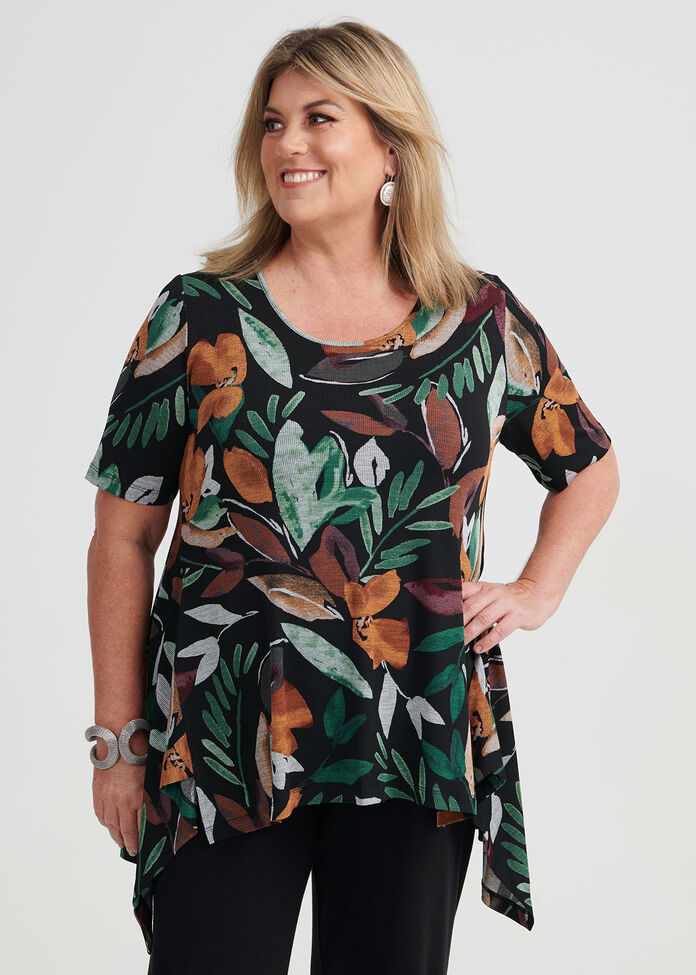 Jungle Short Sleeve Top, , hi-res