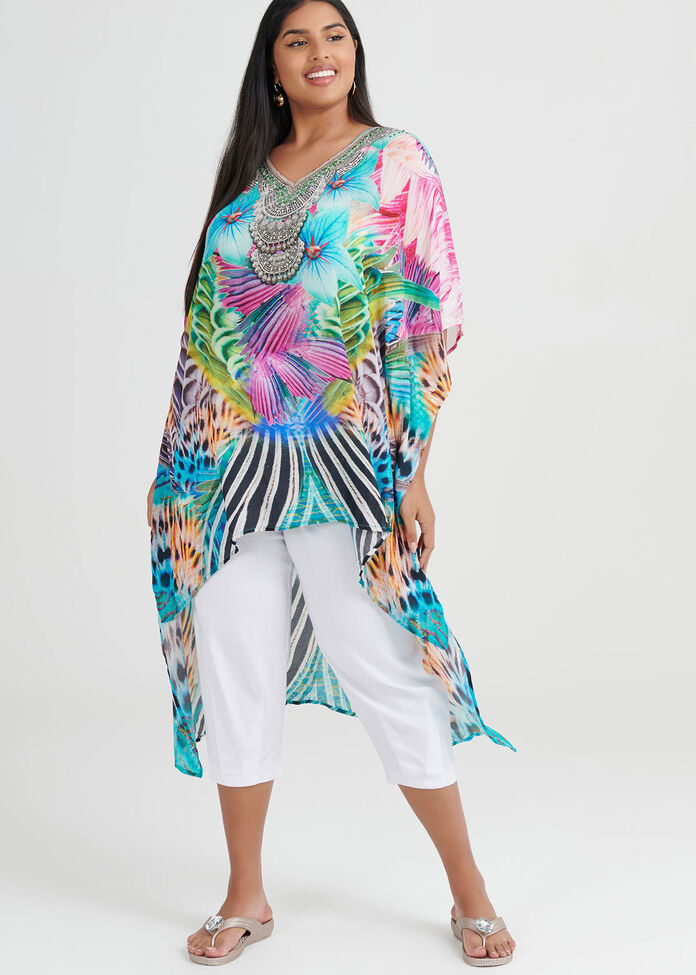 Club Aqua Viscose Tunic, , hi-res