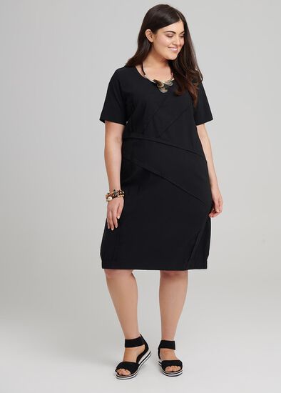 Plus Size Tencel Trapeze Zambia Dress