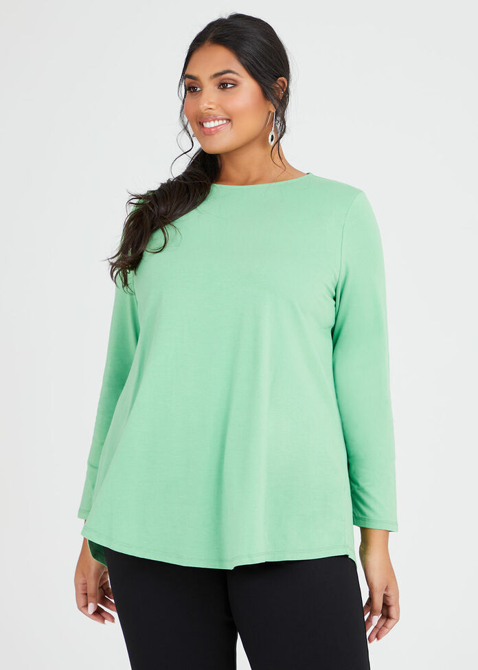 Organic Long Sleeve Top, , hi-res