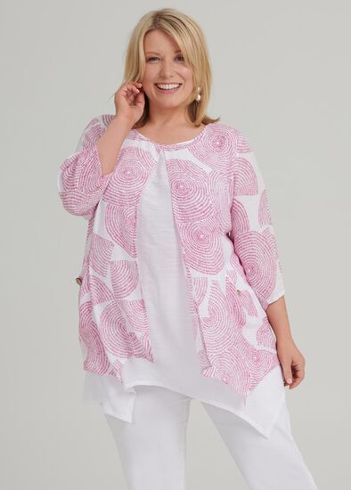 Plus Size Petite Circles Tunic