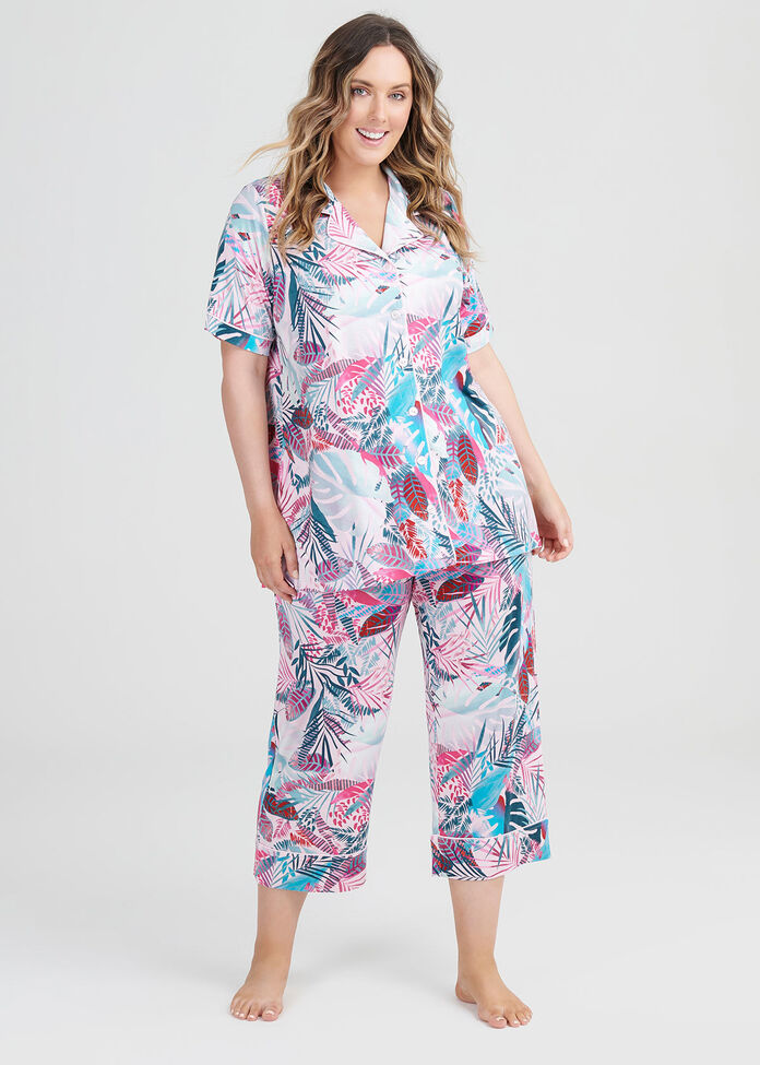 Bamboo Palm Pj Pant, , hi-res