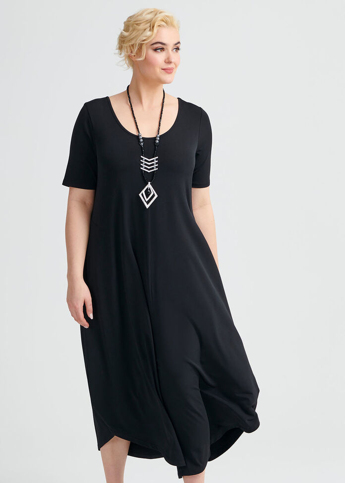 Essential Short Sleeve Jumpsuit, , hi-res