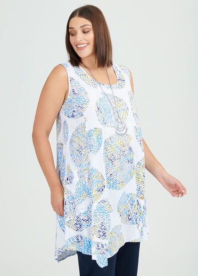 Plus Size Capri Viscose Tunic