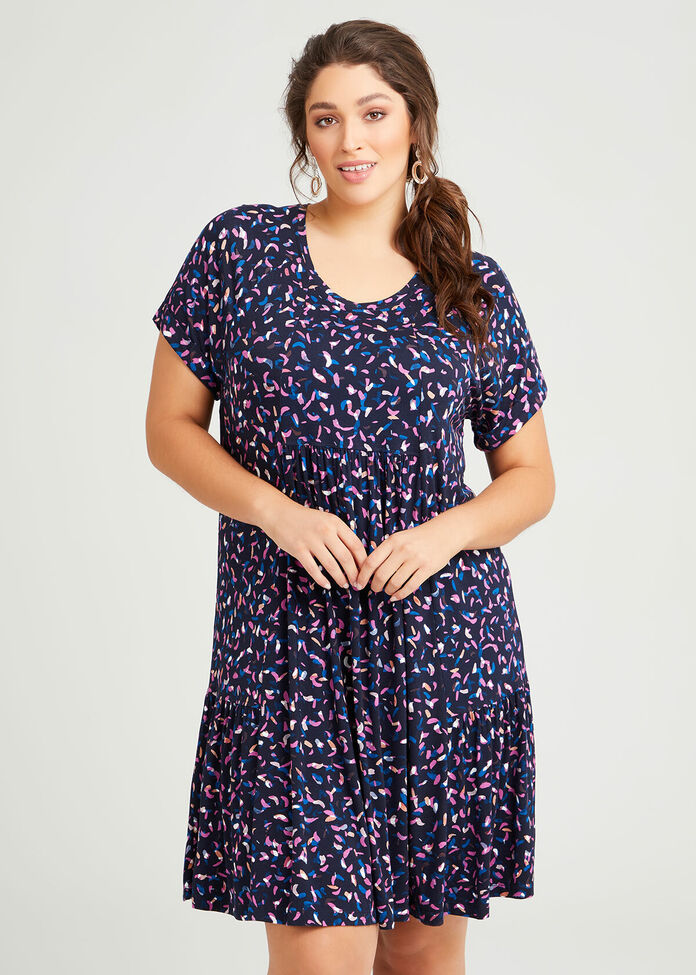 Heather Bamboo V-neck Dress, , hi-res