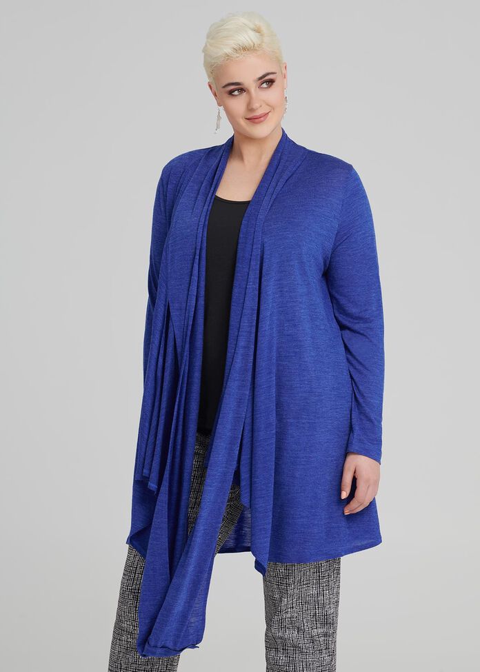 Winter Blues Wool Cardi, , hi-res