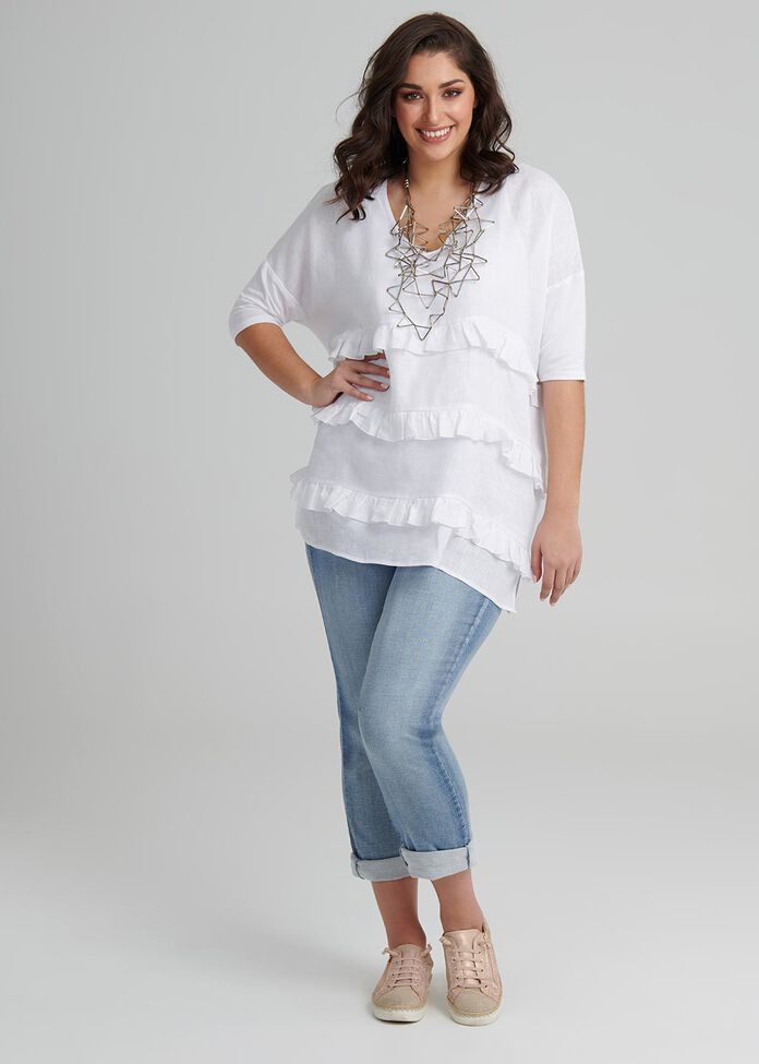 Linen Salma Tunic, , hi-res