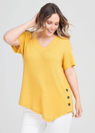 Plus Size Summer Waffle Top