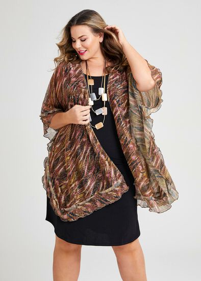 Frilled Sparkle Cape