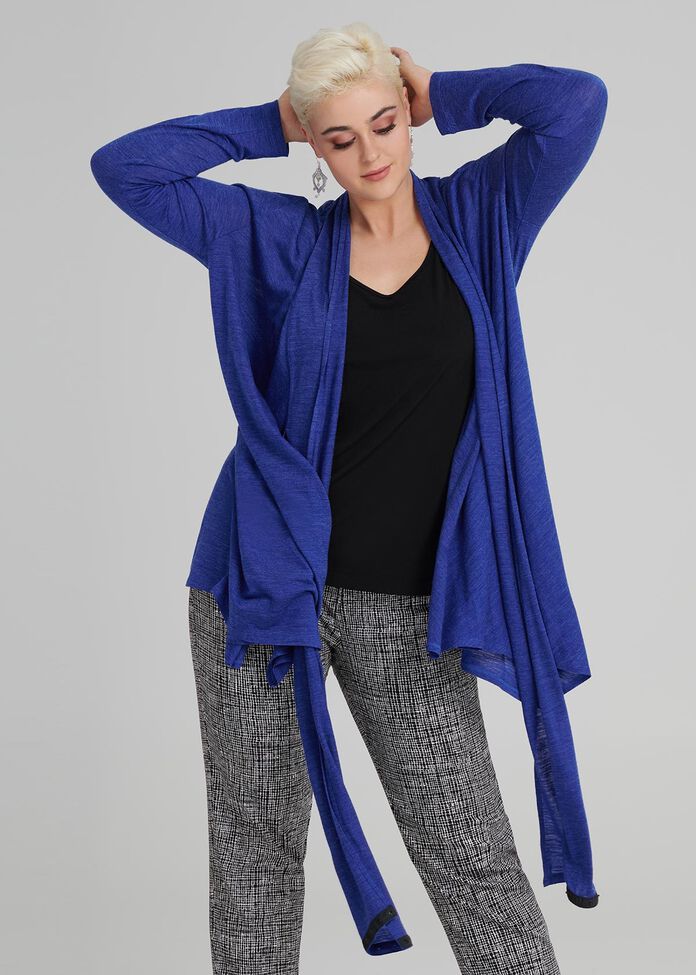 Winter Blues Wool Cardi, , hi-res