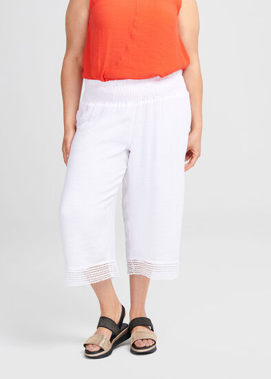 Plus Size Escapade Lace Crop Pant