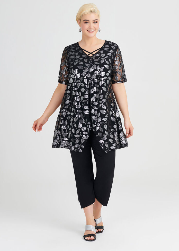 Jazzy Short Sleeve Tunic, , hi-res