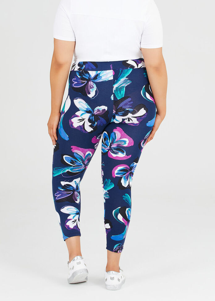 Blooms Of Blue Legging, , hi-res