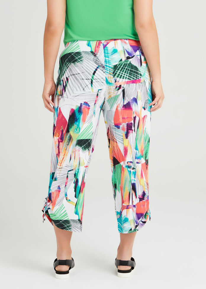 Spring Twist Wide Crop Pant, , hi-res