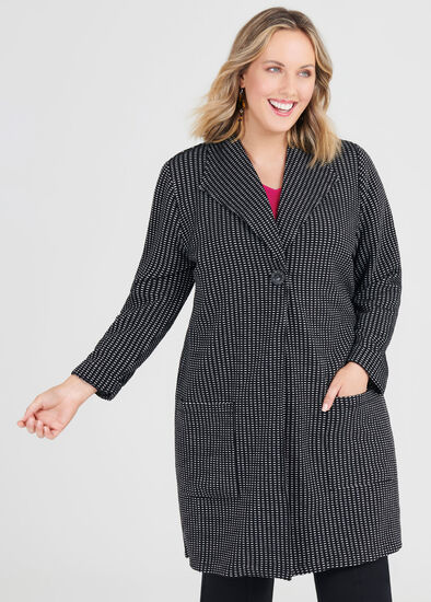 Plus Size Time Is Ticking Cardigan