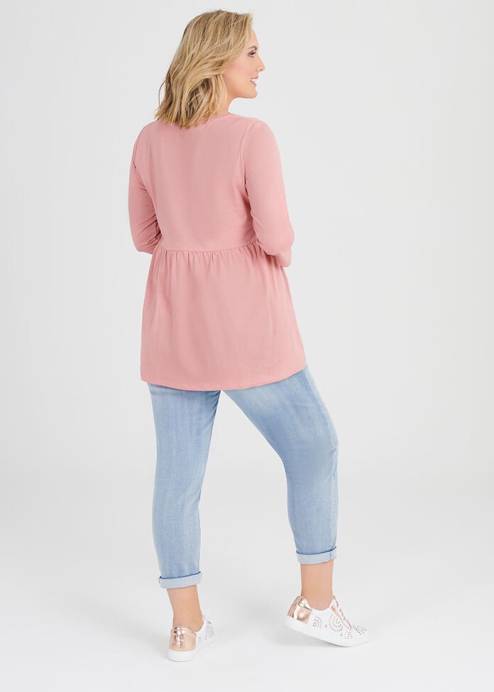 Organic Tiered Top, , hi-res