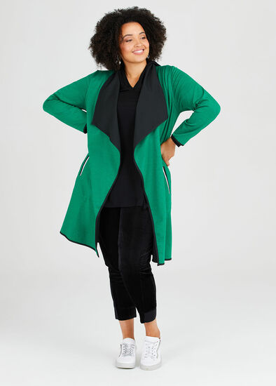 Plus Size Ponte Winter Escape Coat