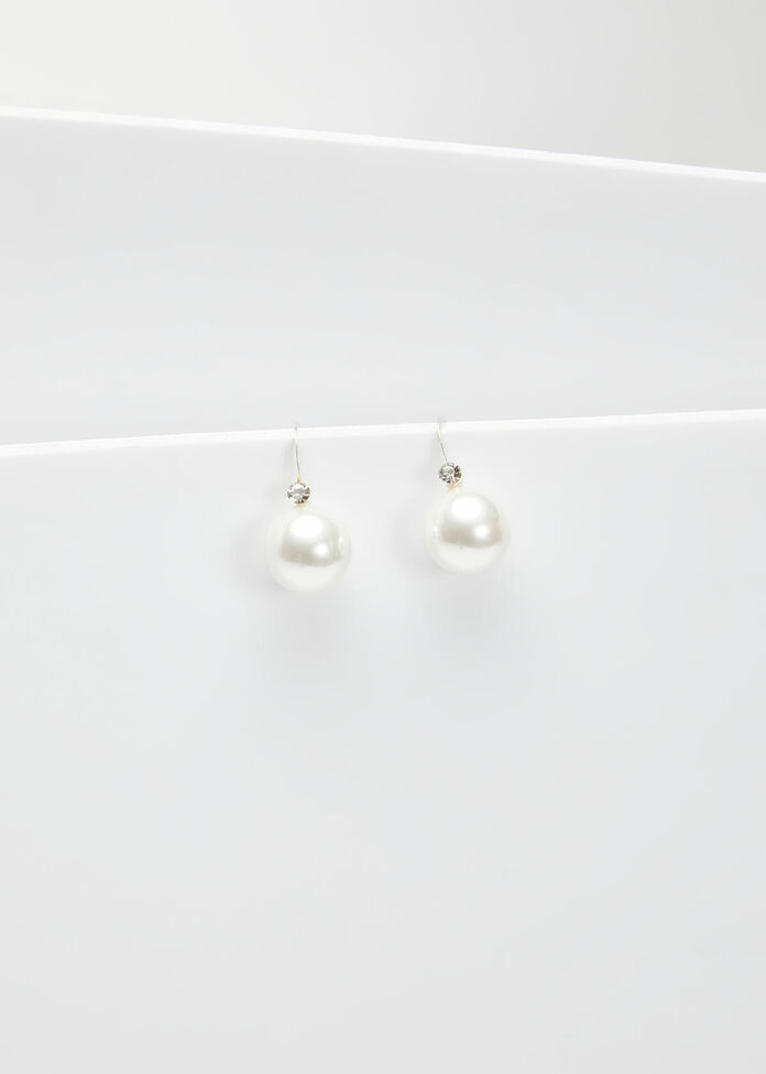 Pearl Drop Earrings, , hi-res