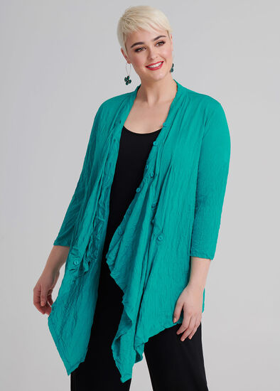 Plus Size Trail Blazer Modal Cardi