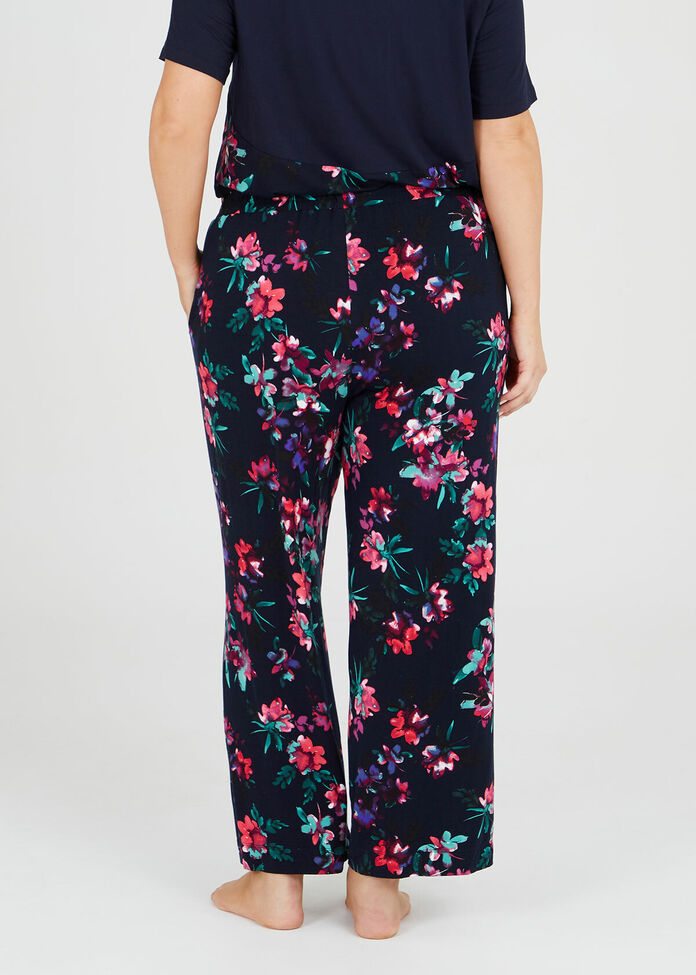 Floral Bamboo Pj Pant, , hi-res