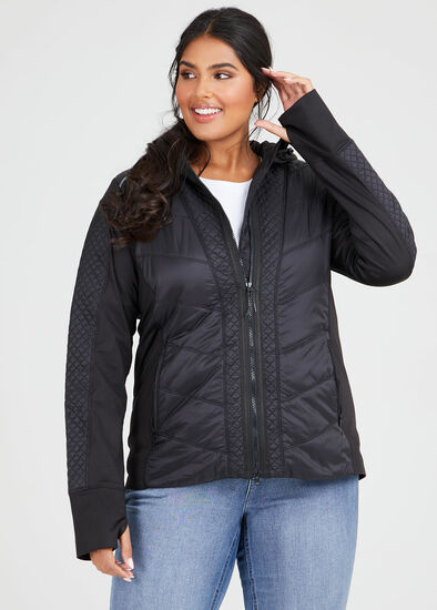 Plus Size On Repeat Quilted Jacket