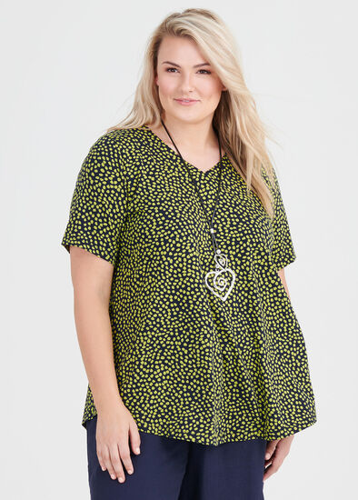 Plus Size Organic Mini Circle Top