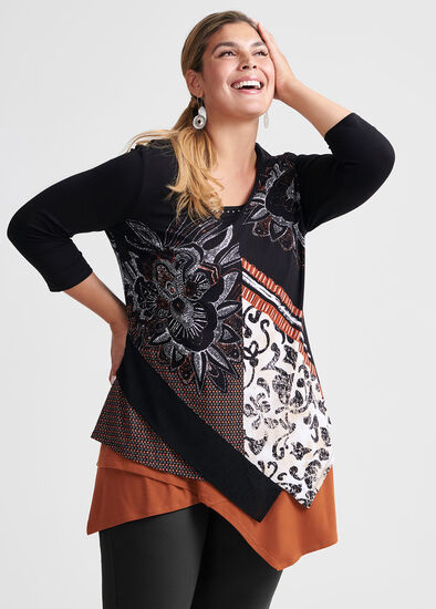 Plus Size Reminisce Top