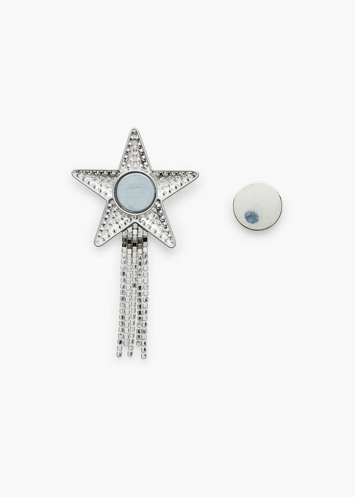 Crystal Shooting Star Brooch, , hi-res