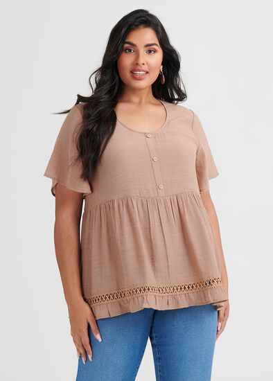 Plus Size Sunrise To Sunset Top