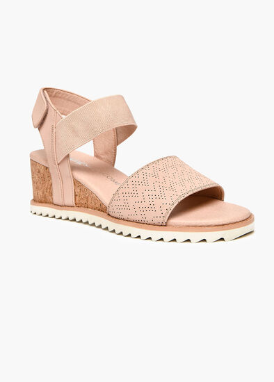 Coco Cork Detail Wedge