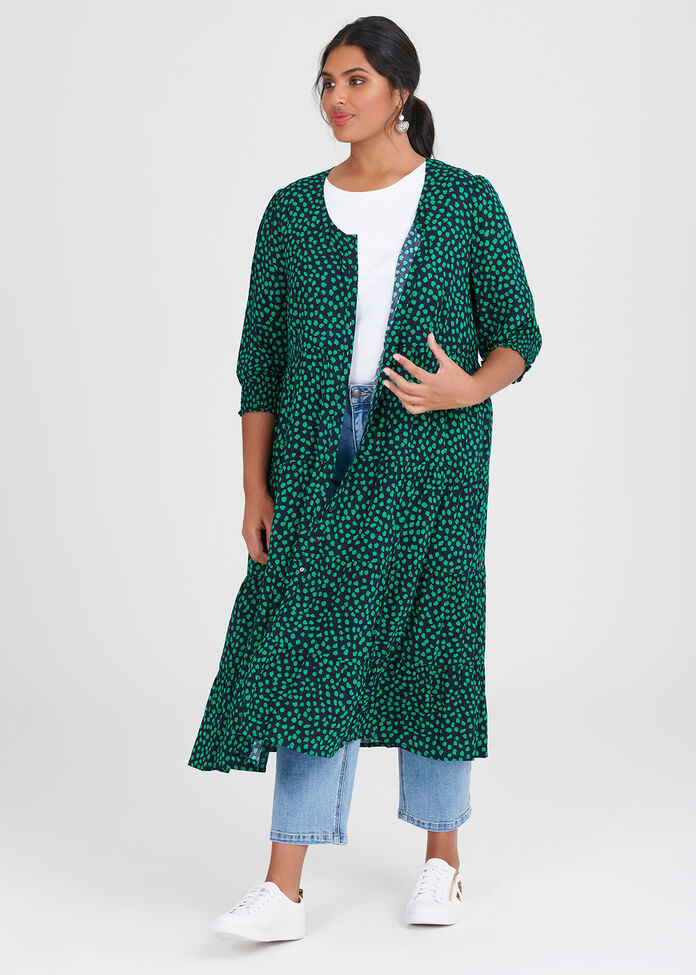 Natural Spot Shirt Dress, , hi-res