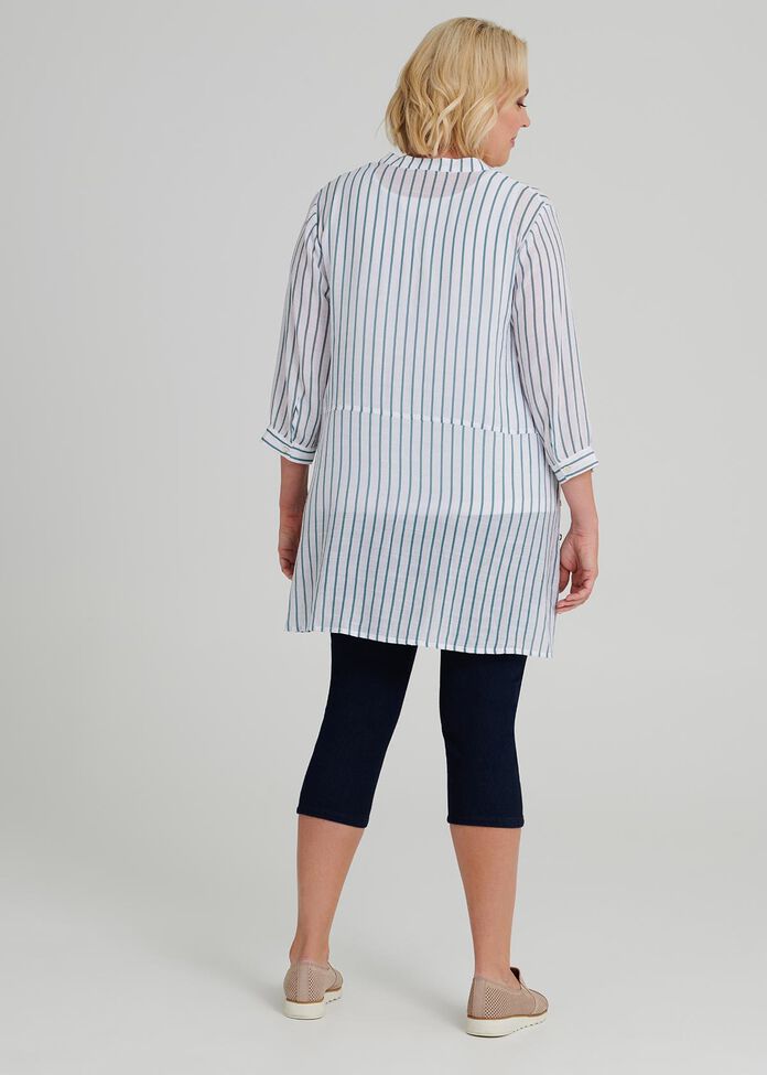 Resort Thin Stripe Shirt, , hi-res