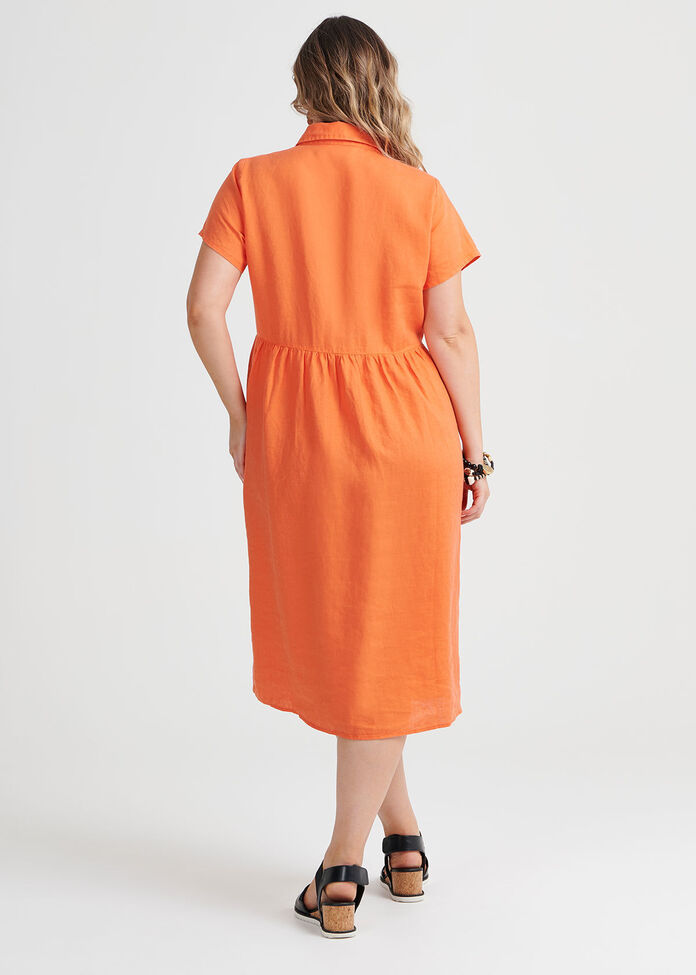 Linen Buena Vista Dress, , hi-res