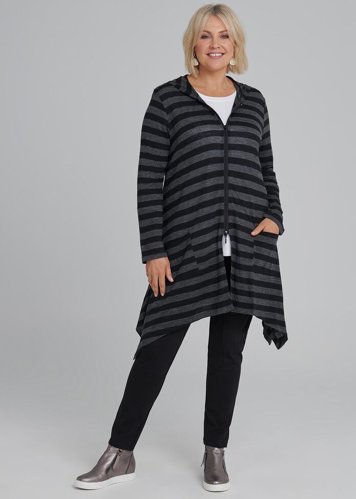 Aspen Stripe Cardi, , hi-res